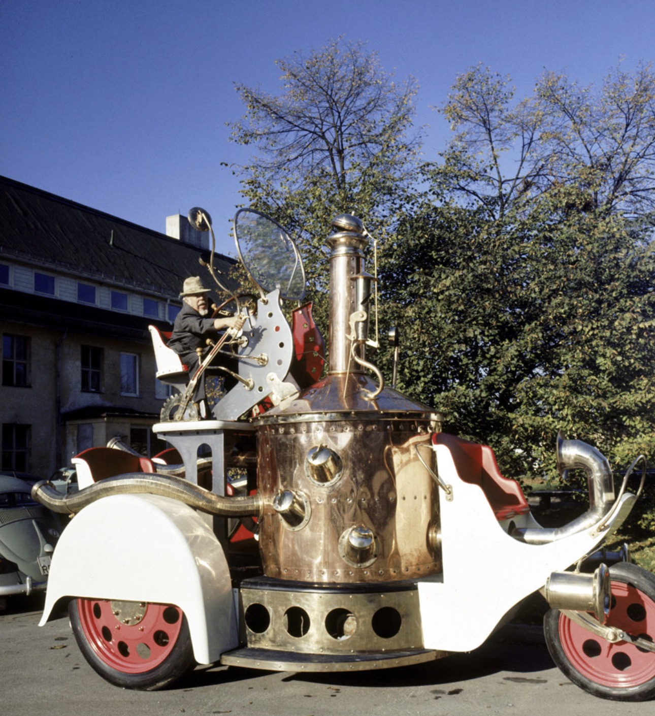 The Wonka Wash car on the lot